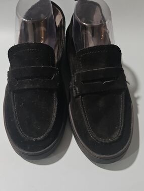 Vionic Uptown Black Suede Penny Loafers. Size 8 Bin 16